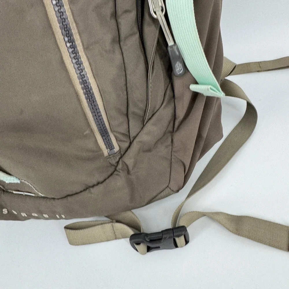 The North Face Surge II Backpack Mens OS Olive Green Laptop Daypack Hiking Read